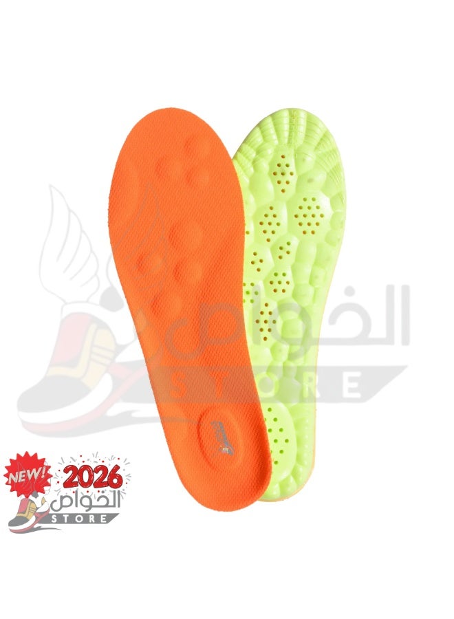Dr. Joe Medical Brushes Meron Foam Flexible Shock Absorption Arch Support Insole for Running and Sports Shoes, Memory Foam 4D Cloud Technology Foot Insert, Breathable Soft Padded Comfortable Non Slip Shoe Insoles for Men and Women, U Shaped Heel Alignment Orthopedic Support Insert, Sweat Absorbing Honeycomb Design, Lightweight Durable Polyurethane Material, Suitable for Casual Shoes Boots Work Shoes Sneakers Slippers, Pain Relief Foot Cushion Insole for Daily Use, 1 Pack High Resilience Gel Padding Impact Protection, All Day Comfort Support for Plantar Fasciitis Heel Pain Arch Pain Flat Feet, Trim to Fit Universal Size Insert - Image 4